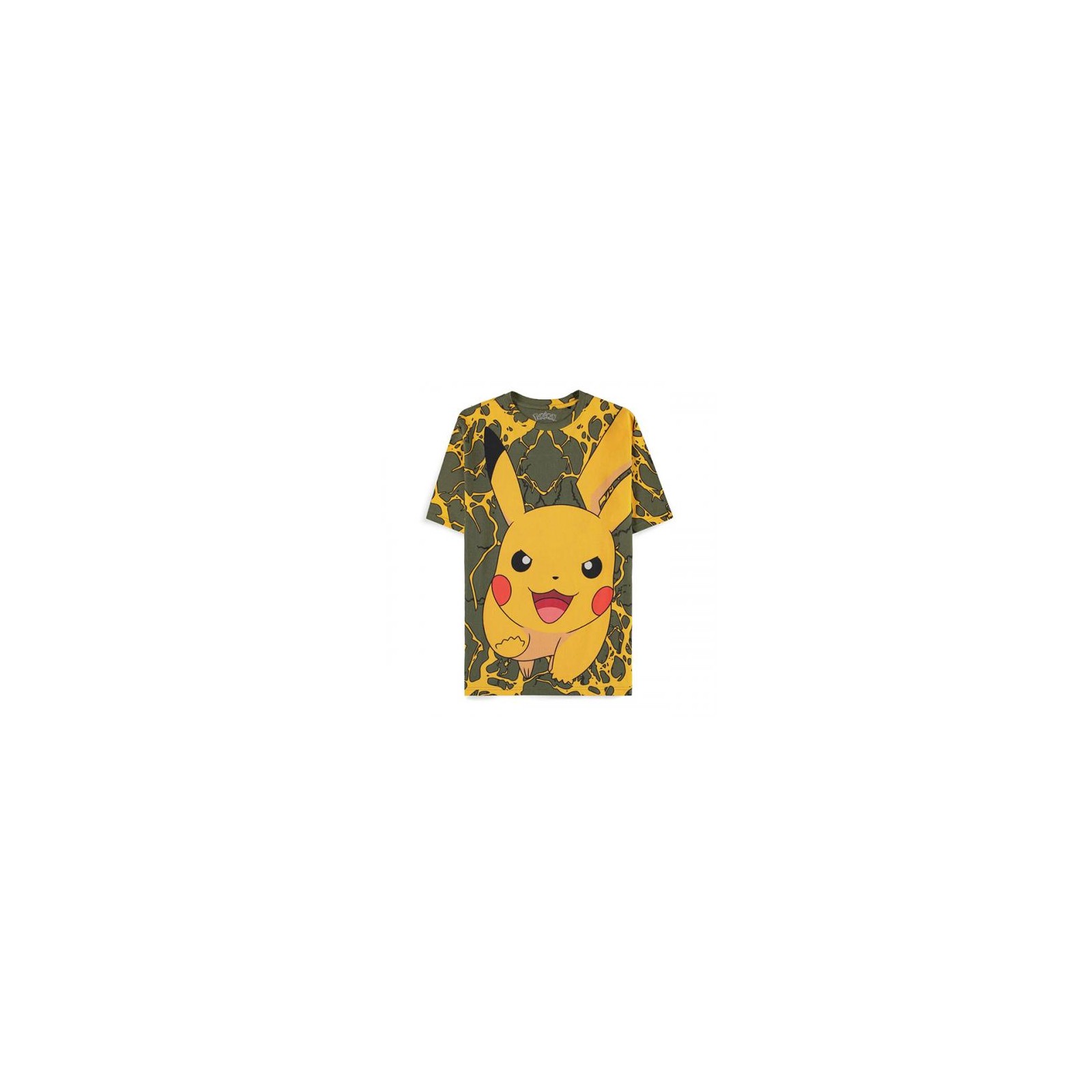 Pokemon T-Shirt (S) Man: Pikachu Lightning