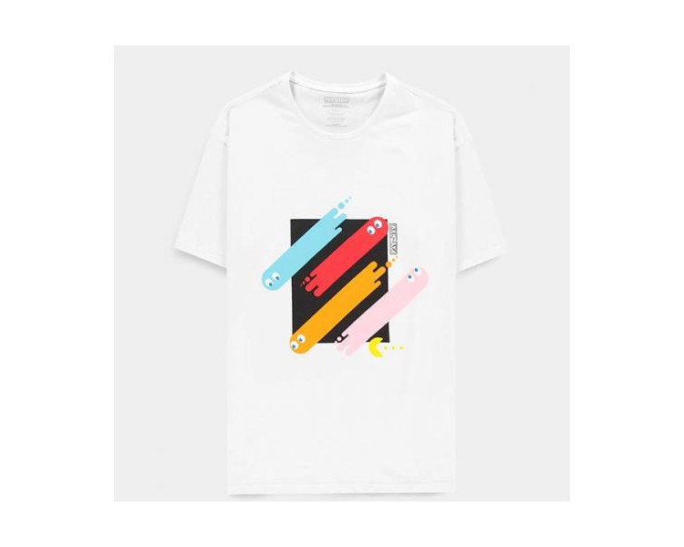 Pac-Man T-Shirt (L) Man: Ghost Short Sleeved