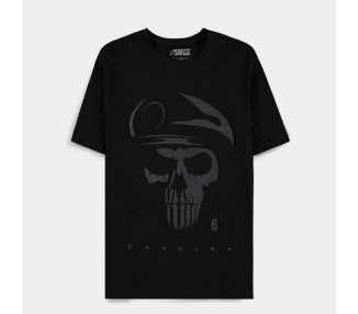 6-Siege T-Shirt (M) Man: Skull Short Sleeved