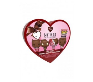 Funko POP! DC Comics: Valentines 2024 Choc Box Pocket 4PK