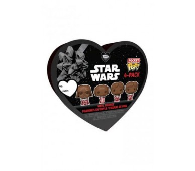 Funko POP! Star Wars: Valentines 2024 Choc Box Pocket 4PK