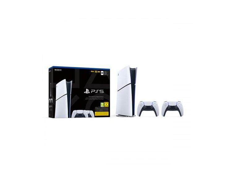 Console Playstation 5 Slim Digital D + 2° Dualsense White