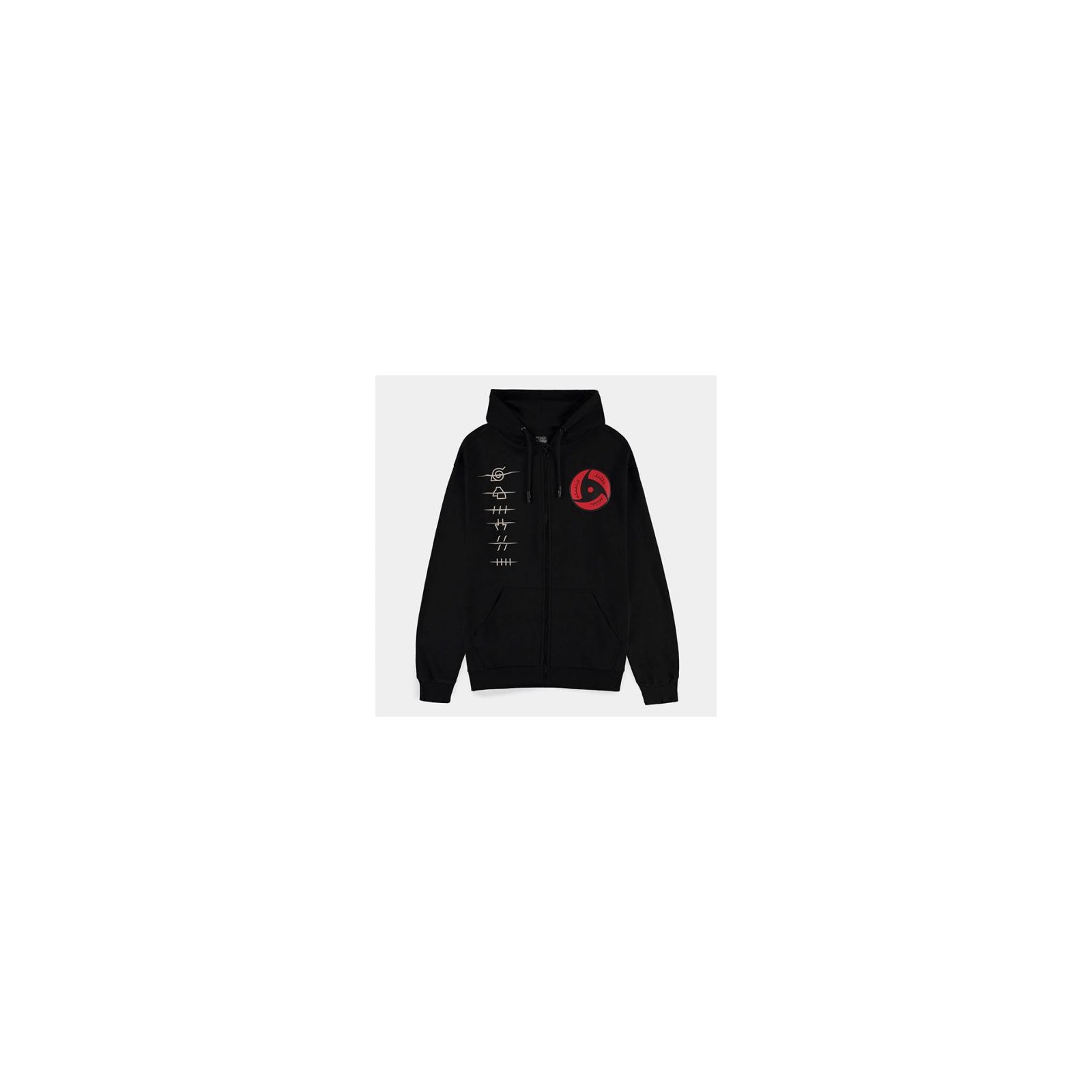 Naruto Shippuden Felpa (XXL) Man: Akatsuki Symbols Zipper