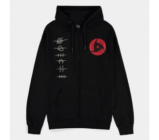 Naruto Shippuden Felpa (XXL) Man: Akatsuki Symbols Zipper