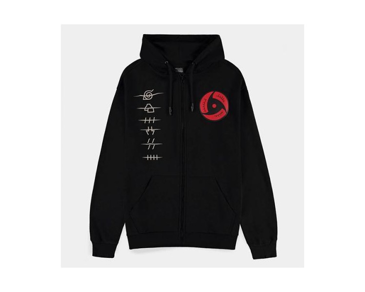 Naruto Shippuden Felpa (XXL) Man: Akatsuki Symbols Zipper