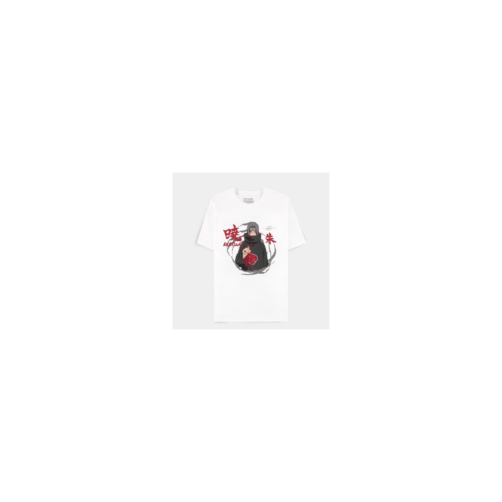 Naruto Shippuden T-Shirt (XXL) Man: Itachi Uchiha White