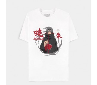 Naruto Shippuden T-Shirt (XXL) Man: Itachi Uchiha White