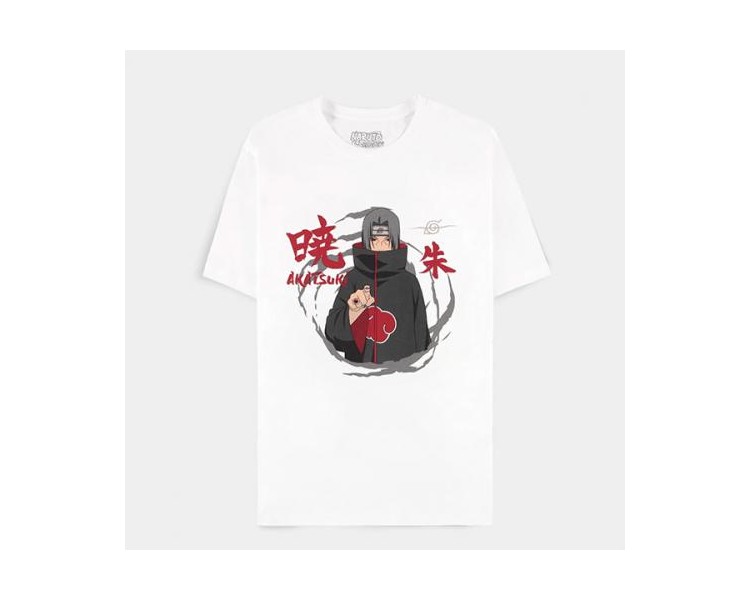 Naruto Shippuden T-Shirt (XXL) Man: Itachi Uchiha White