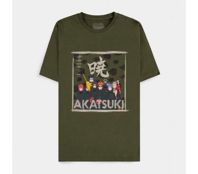 Naruto Shippuden T-Shirt (L) Man: Akatsuki Clan