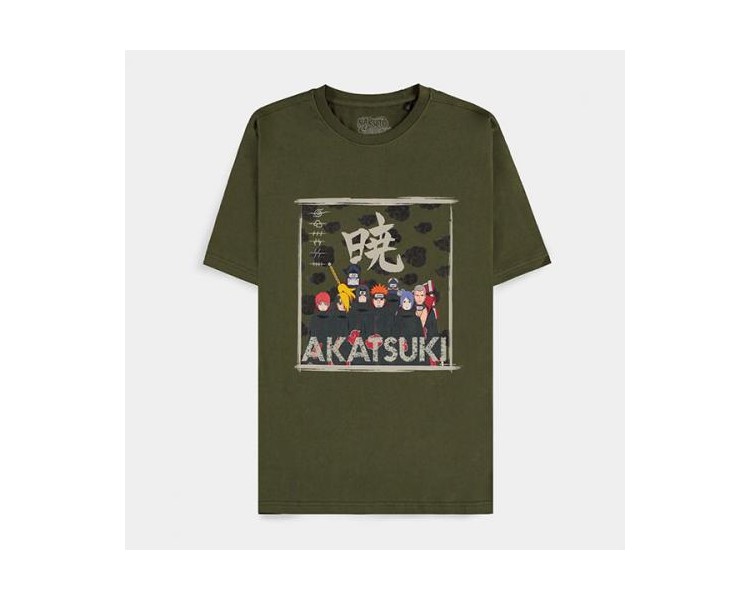 Naruto Shippuden T-Shirt (L) Man: Akatsuki Clan