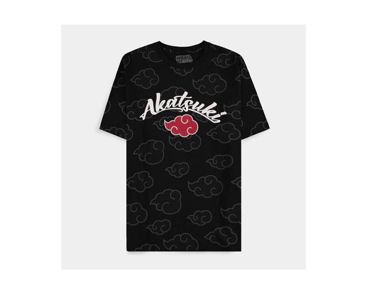 Naruto Shippuden T-Shirt (XXL) Man: Akatsuki All Over