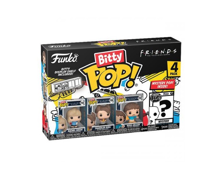 Funko Bitty POP! 4 Pack Friends: 80s Rachel Green