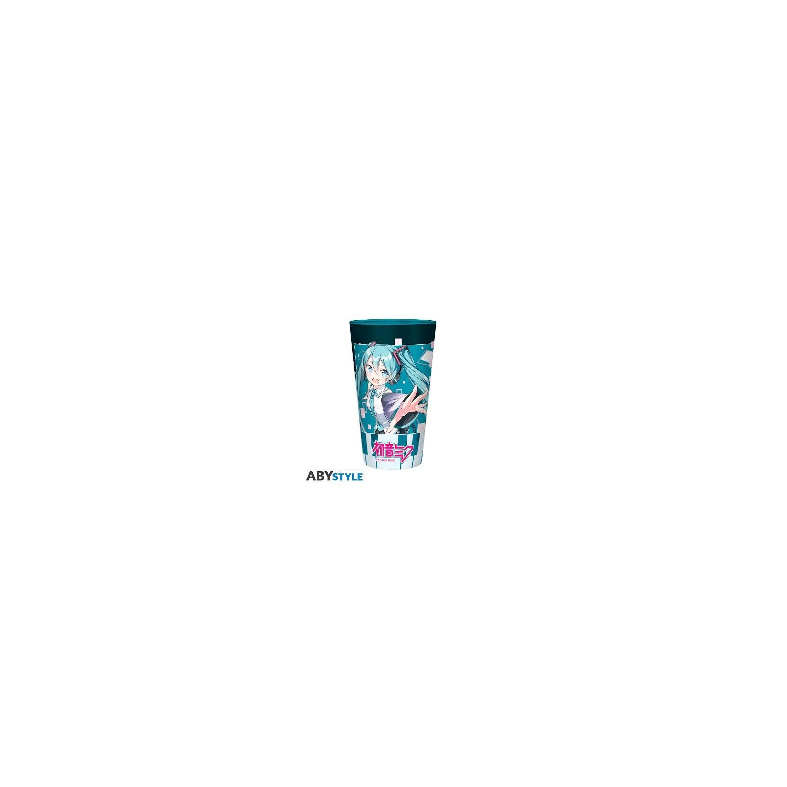 Hatsune Miku Large Glass 400ml: Musical City