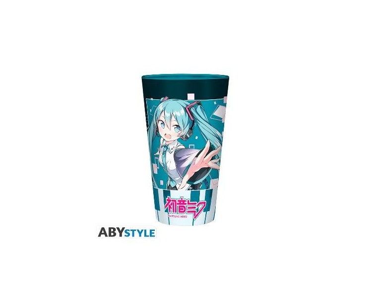 Hatsune Miku Large Glass 400ml: Musical City