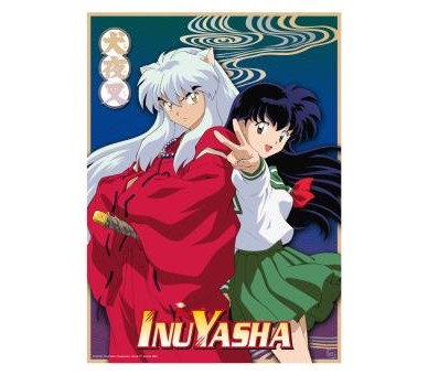 Inuyasha Poster Chibi: Inuyasha & Kagome 52x38cm