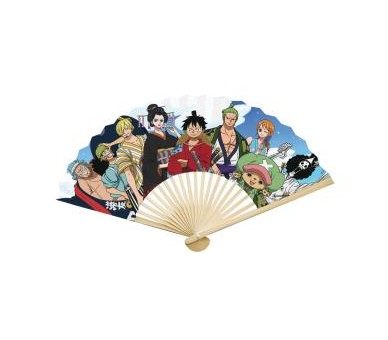 One Piece Fan Ventaglio: Straw Hat Crew Wano 45cm