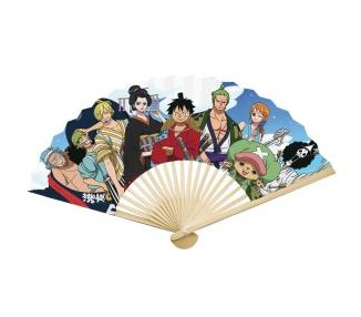 One Piece Fan Ventaglio: Straw Hat Crew Wano 45cm