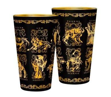 Saint Seiya Large Glass 400ml: Gold Cloths