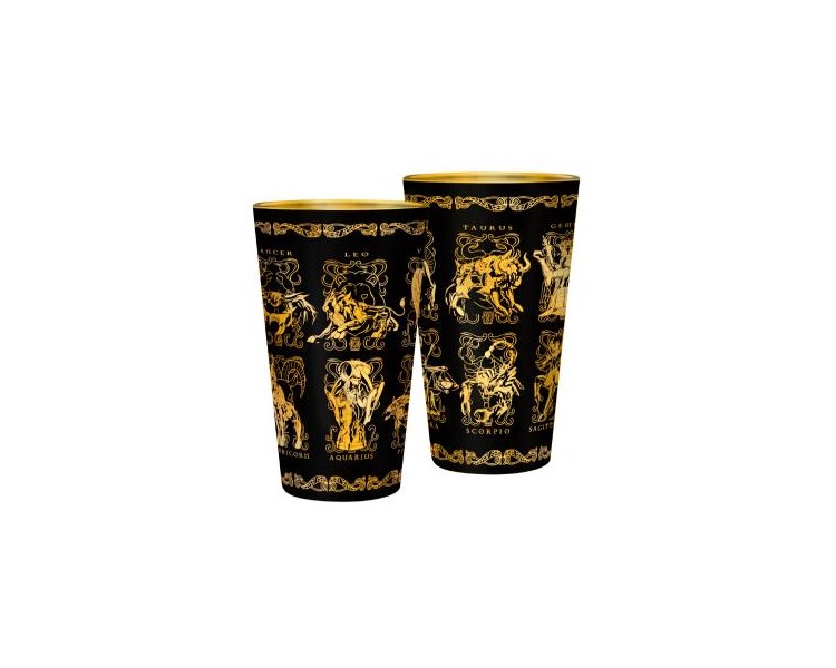 Saint Seiya Large Glass 400ml: Gold Cloths