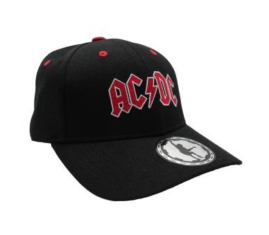 AC/DC Cappellino: Logo Black/Red