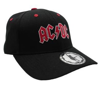 AC/DC Cappellino: Logo Black/Red