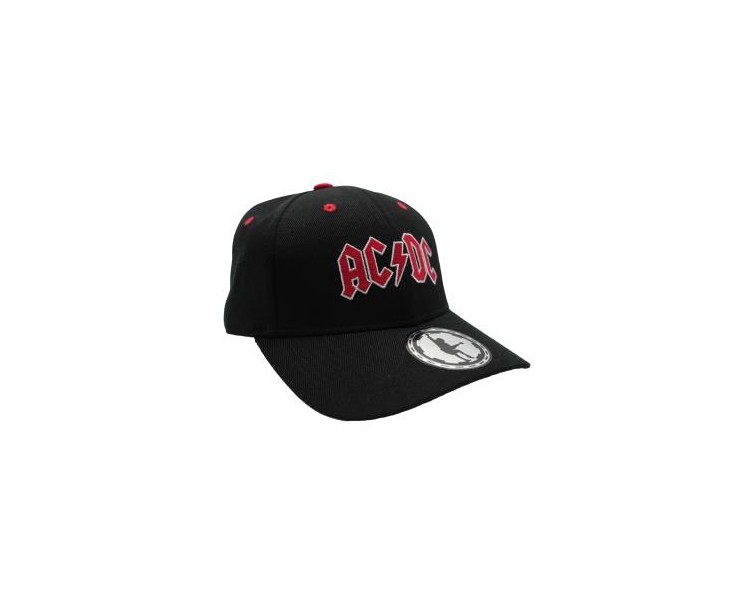 AC/DC Cappellino: Logo Black/Red