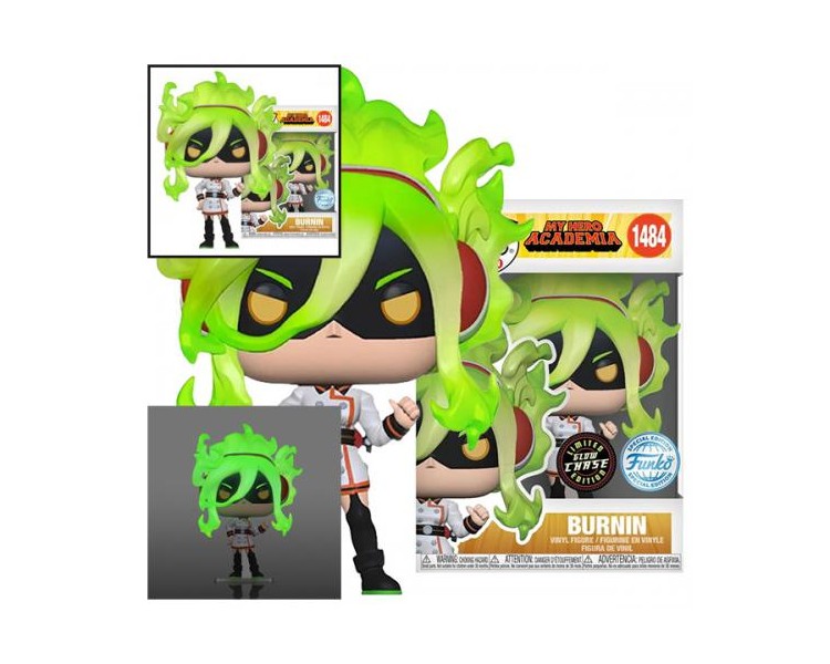 Funko POP! My Hero Academia: Burnin w/CH (1484) EXM GW (fk6)