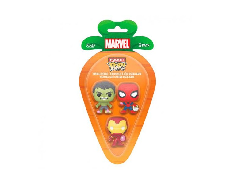 Funko POP! Carrot Pocket: Spider-Man Hulk Iron Man