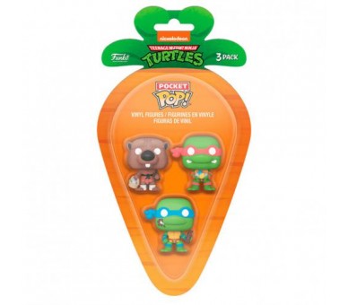 Funko POP! Carrot Pocket: Splinter Leonardo Raphael