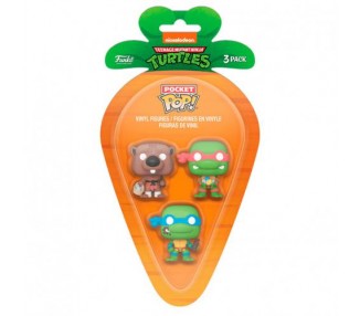 Funko POP! Carrot Pocket: Splinter Leonardo Raphael