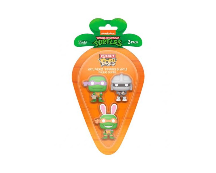 Funko POP! Carrot Pocket: Donatello Shredder Michelangelo