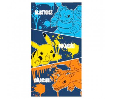 Pokemon Telo Mare Microfibra Trio (140x70)