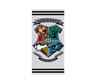 Harry Potter Telo Mare Microfibra Hogwarts Stemma (140x70)