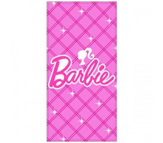 Barbie Telo Mare Microfibra Barbie Logo Scritta (140x70)