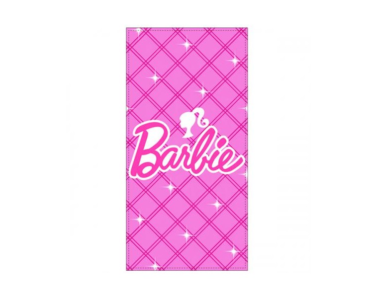 Barbie Telo Mare Microfibra Barbie Logo Scritta (140x70)