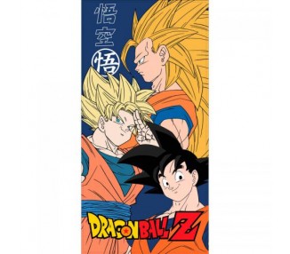 Dragon Ball Z Telo Mare Microfibra Trio (140x70)