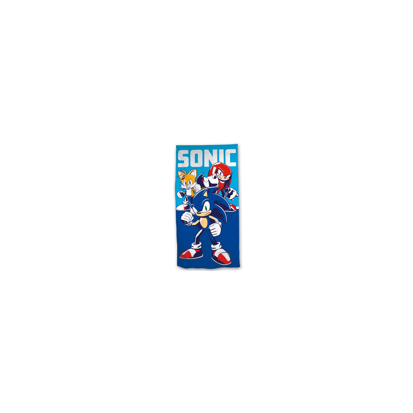 Sonic The Hedgehog Telo Mare Microfibra Sonic Trio (140x70)