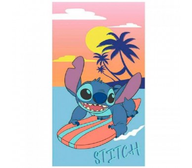 Disney Telo Mare Microfibra Stitch Surfs (140x70)