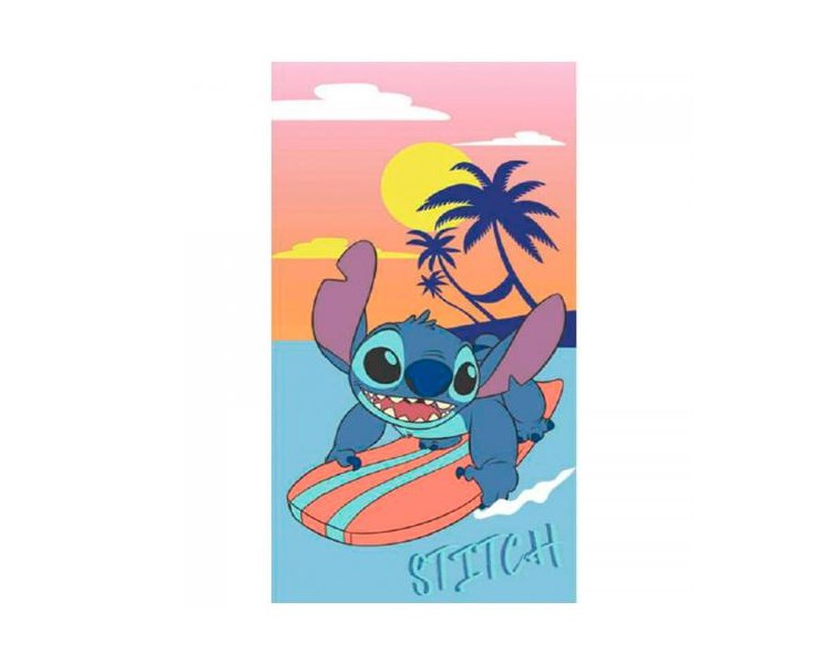 Disney Telo Mare Microfibra Stitch Surfs (140x70)