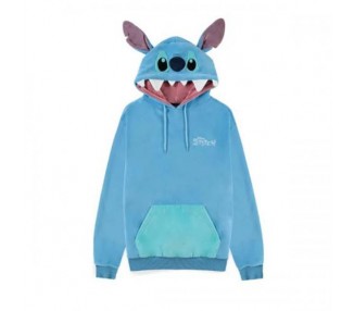 Lilo & Stitch Felpa Cappuccio (L): Stitch Hoodie