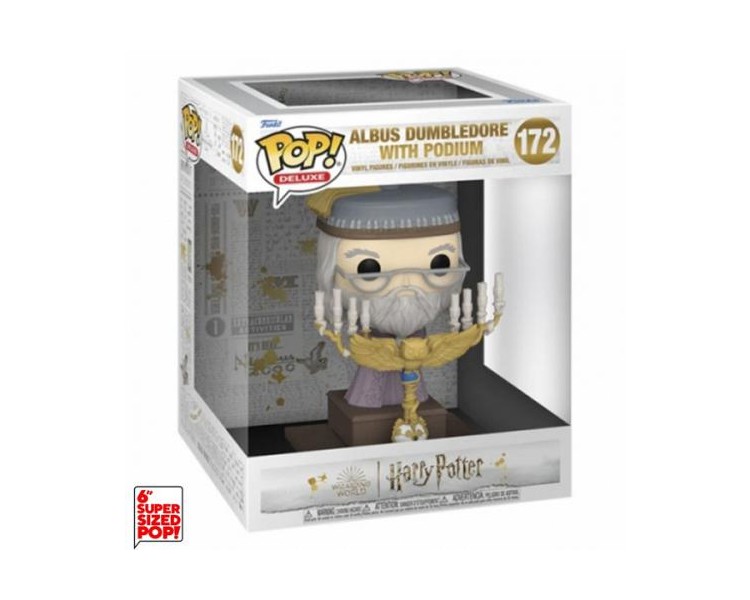 Funko POP! Harry Potter: Albus Dumbledore w/Podio (172) DLX