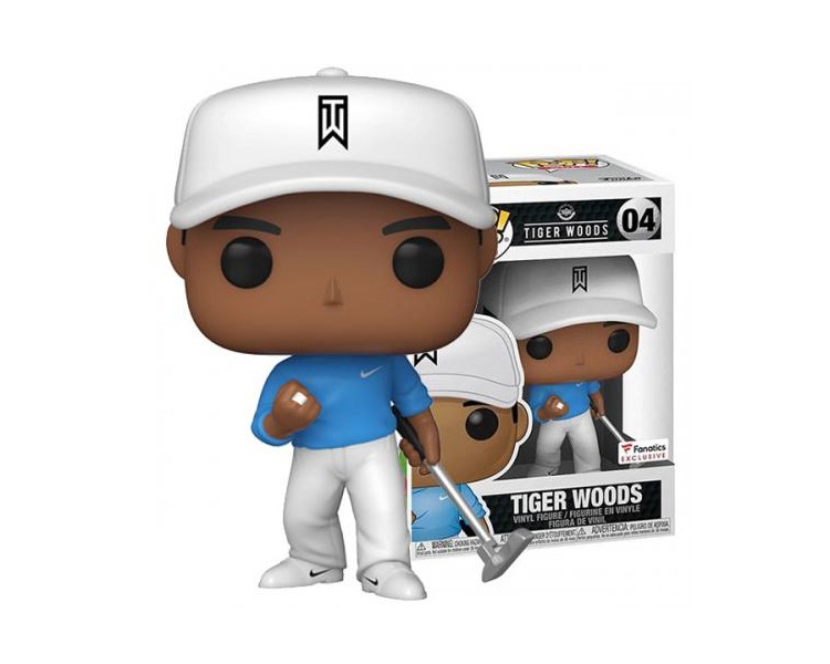 Funko POP! Tiger Woods: Tiger Woods (Blue Shirt) (04) EXM