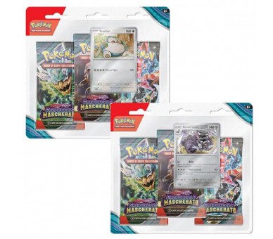 Pokemon Box (mult.2) 3 Buste +1 Card Crepuscolo Masch ITA