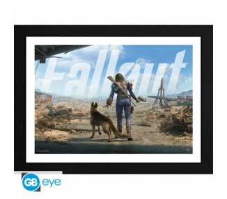 Fallout Framed Print: Sole Female Survivor (30x40cm)