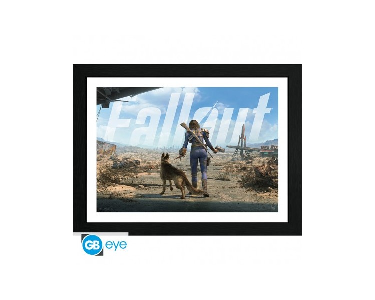 Fallout Framed Print: Sole Female Survivor (30x40cm)