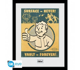 Fallout Framed Print: Vault Forever (30x40cm)