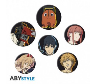 Chainsaw Man Pin Spilla Badge: Characters 3cm