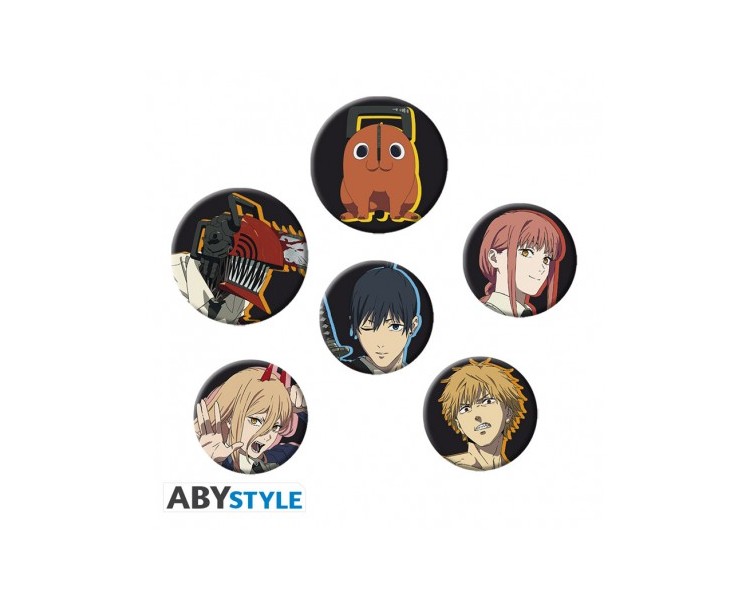 Chainsaw Man Pin Spilla Badge: Characters 3cm