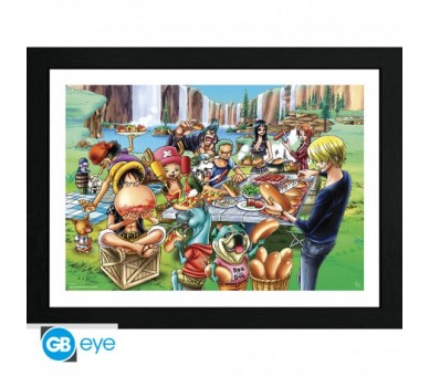 One Piece Framed Print: Hot-Dog Party (30x40cm)