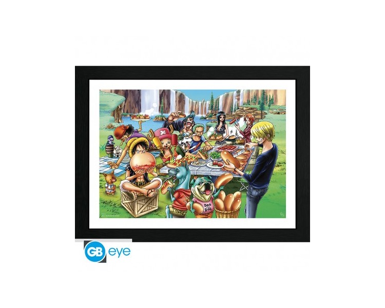 One Piece Framed Print: Hot-Dog Party (30x40cm)